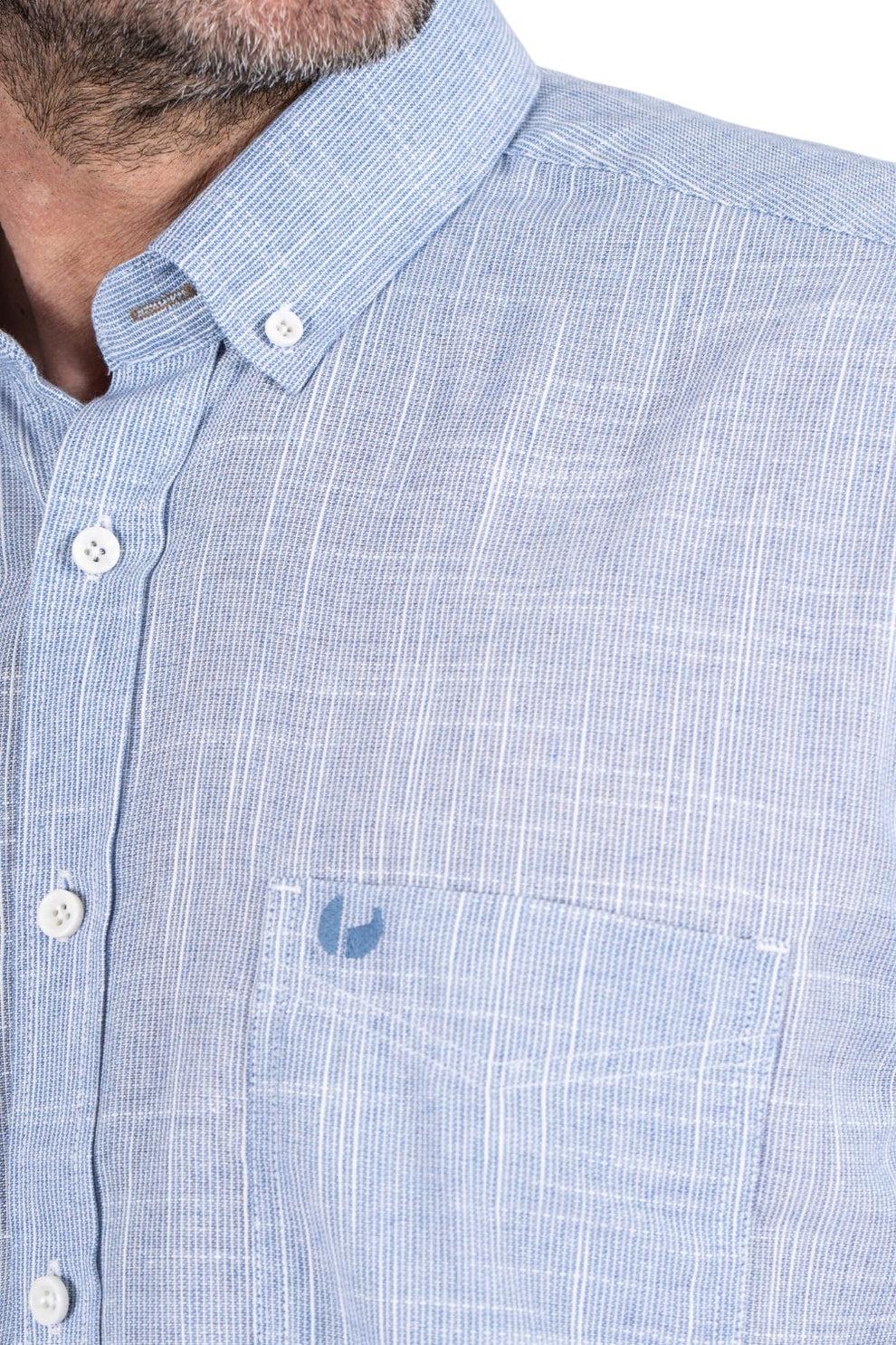 Pre End Edwin Shirt Ss Edwin Shirt Ss Brunnera Blue