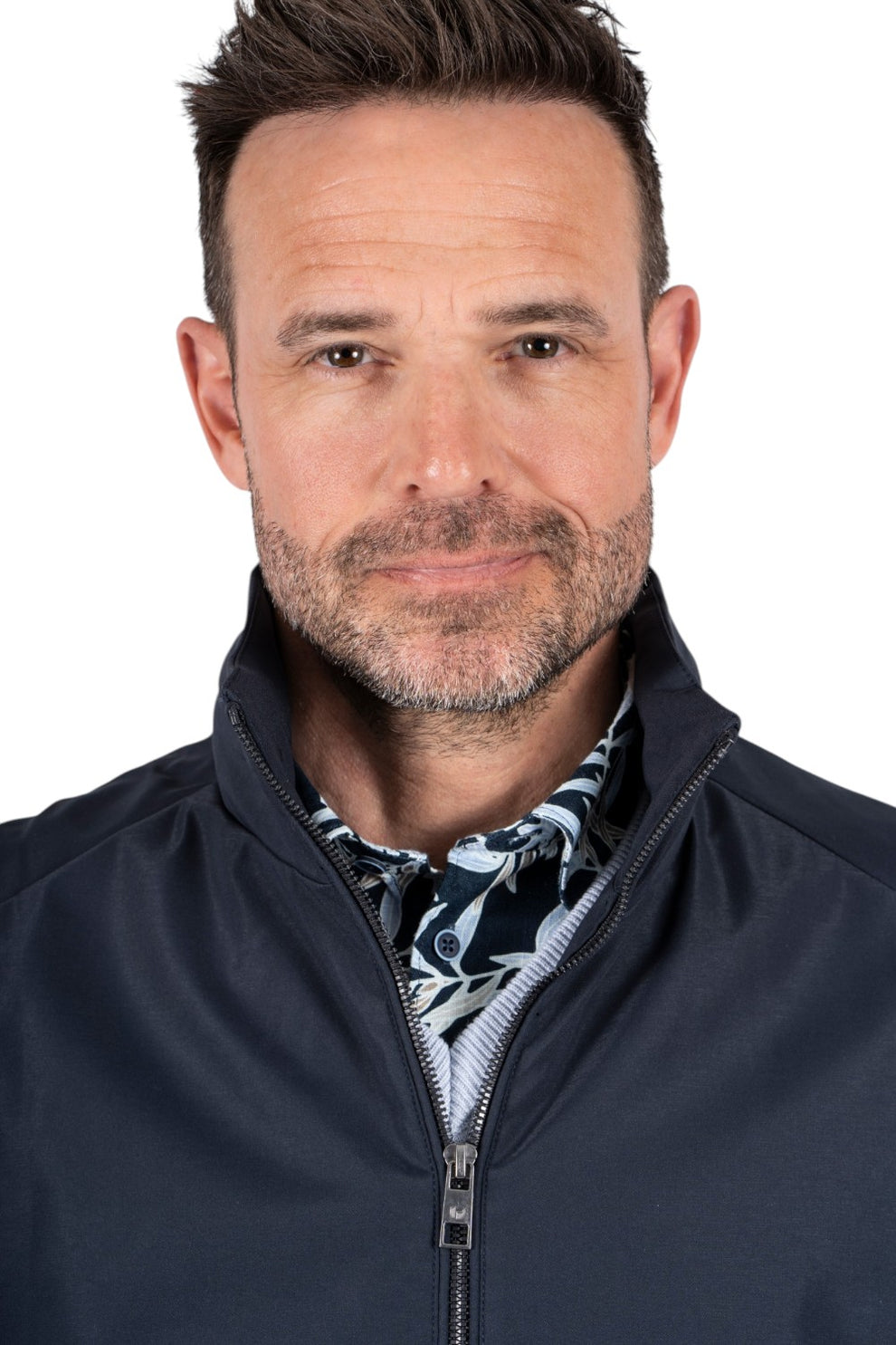 Pre End Charly Knit Polo Ss Travis Vest Dark Sapphire