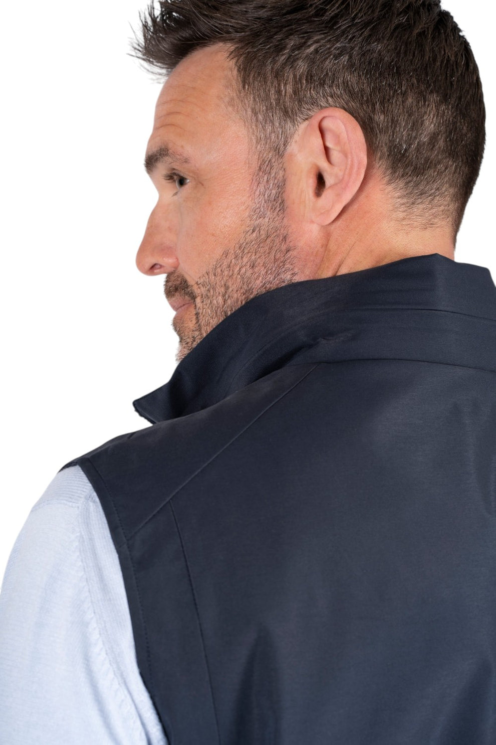 Pre End Charly Knit Polo Ss Travis Vest Dark Sapphire