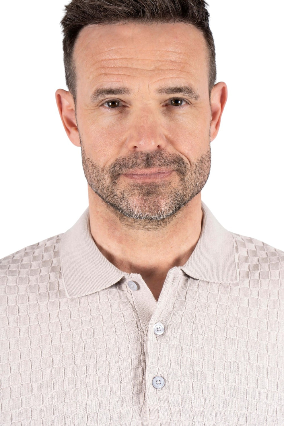 Pre End Joel Shirt Ss Charly Knit Polo Ss Dove