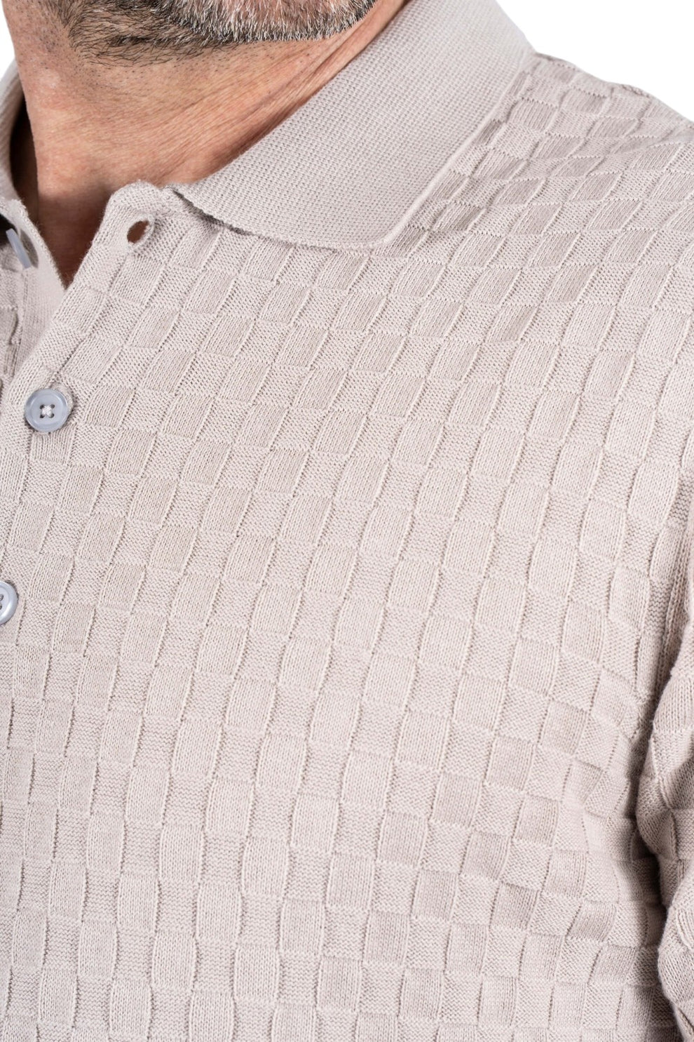 Pre End Joel Shirt Ss Charly Knit Polo Ss Dove