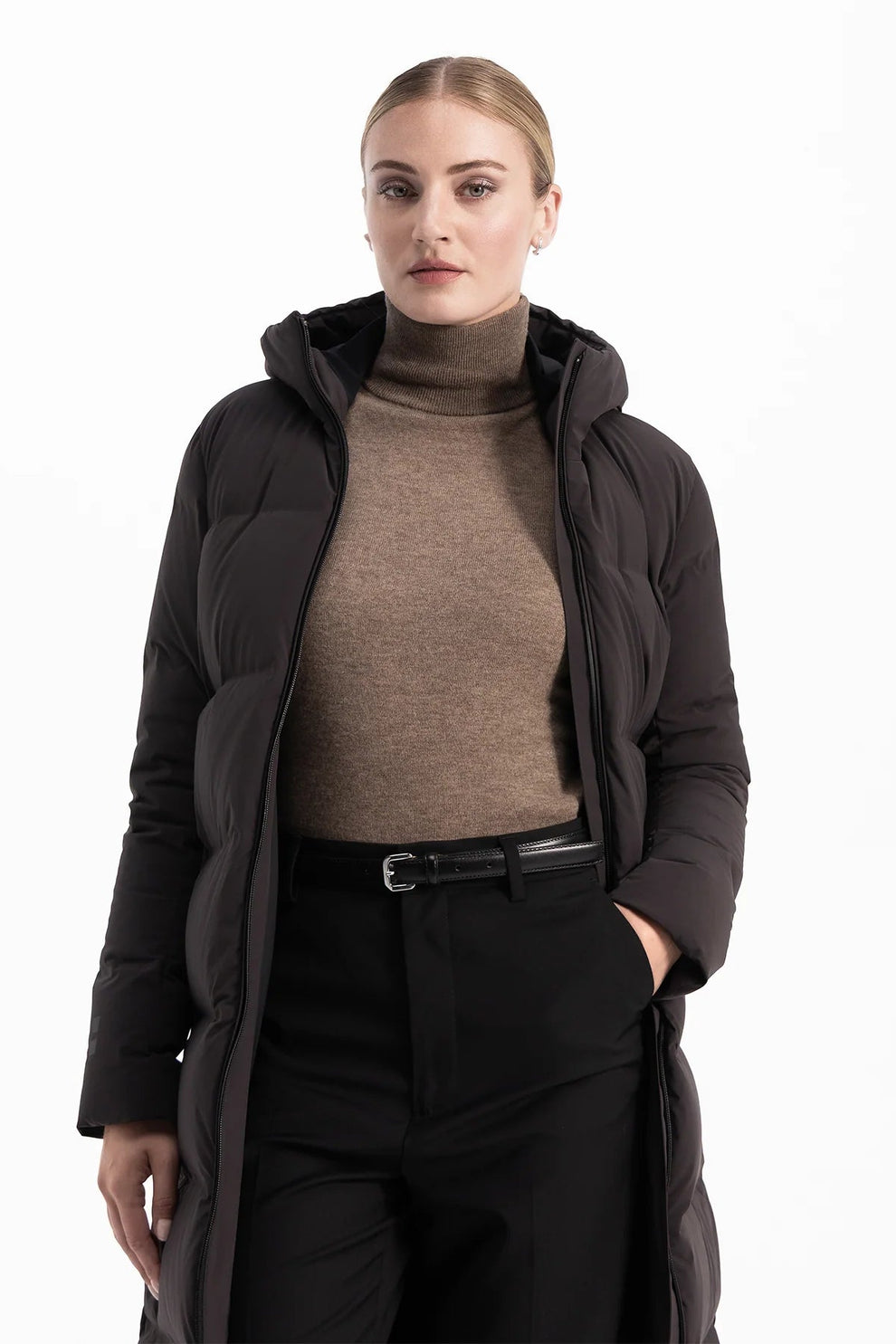 UBR W Infinity Coat Espresso