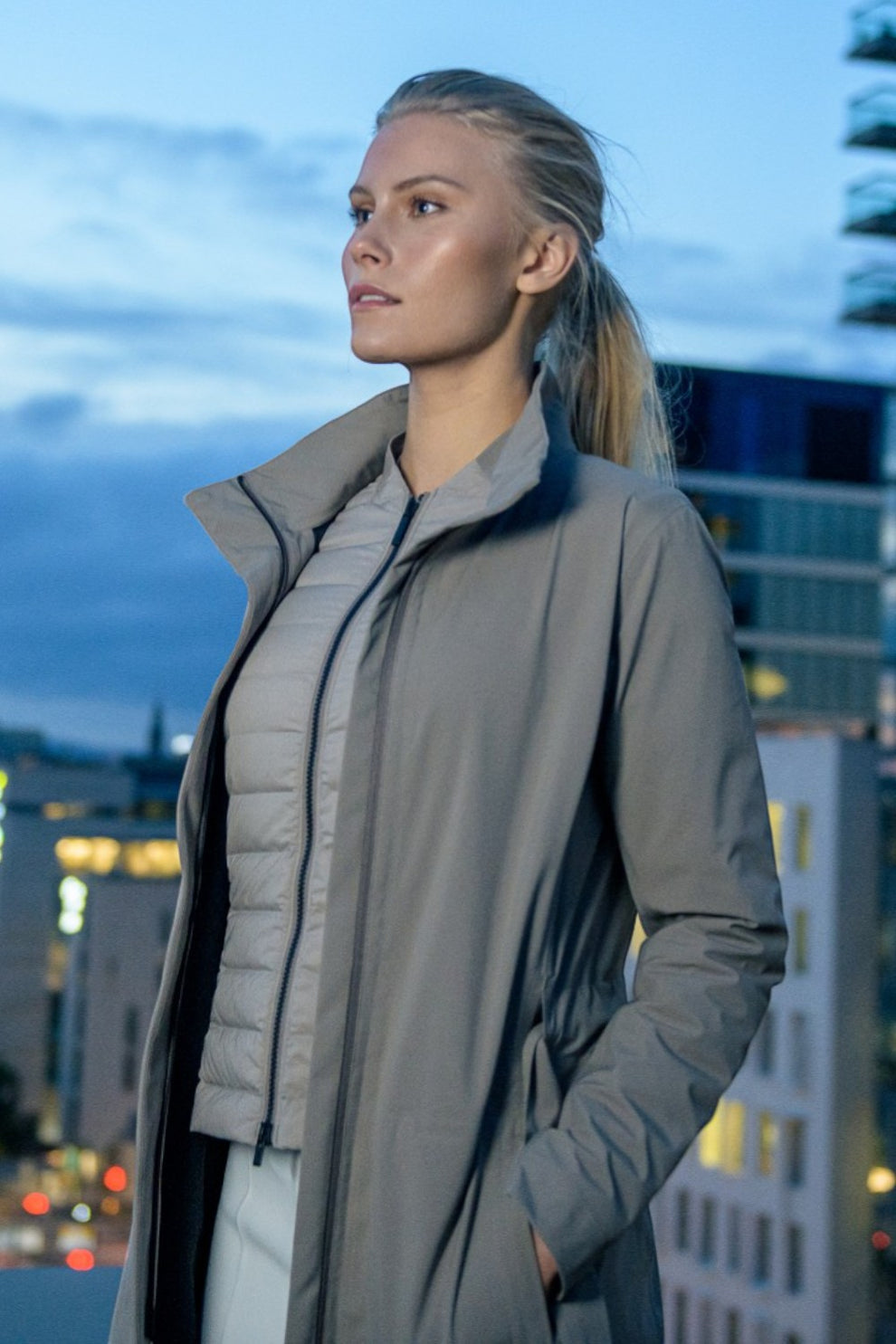 UBR W Elektra Coat Driftwood