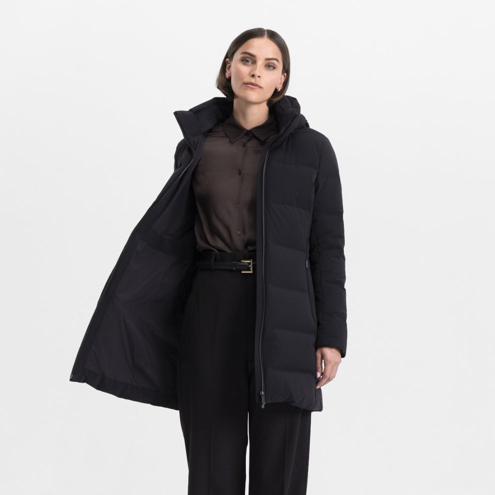 UBR W Enigma Down Parka Black