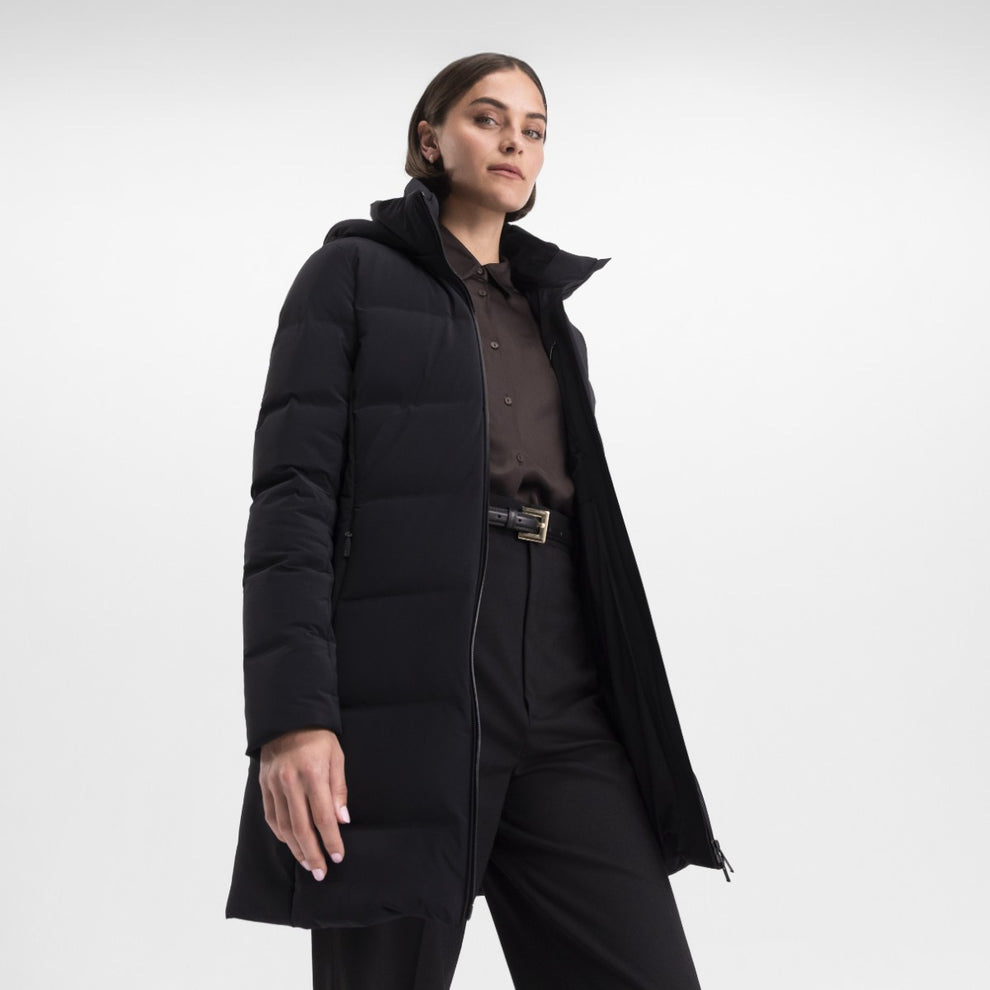 UBR W Enigma Down Parka Black
