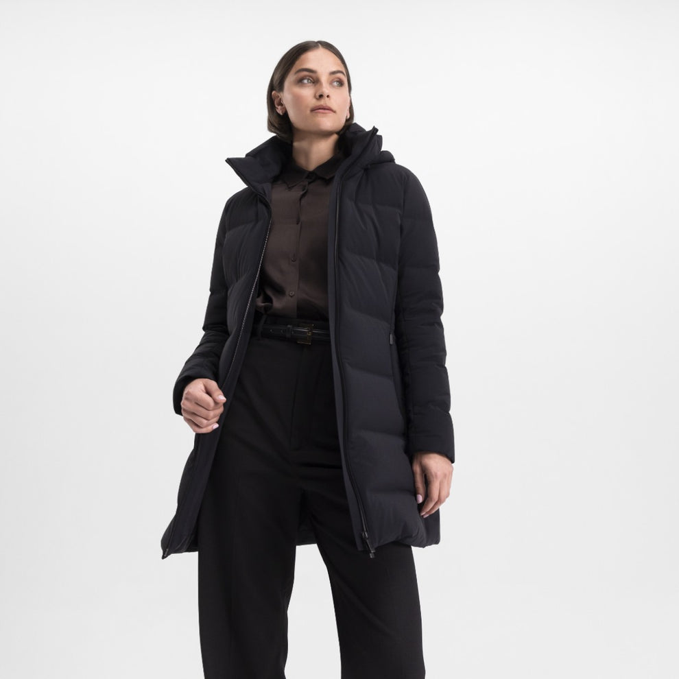 UBR W Enigma Down Parka Black