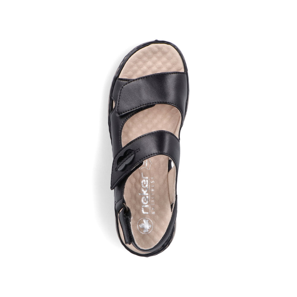 Rieker W Sandaler Black - 60462-00