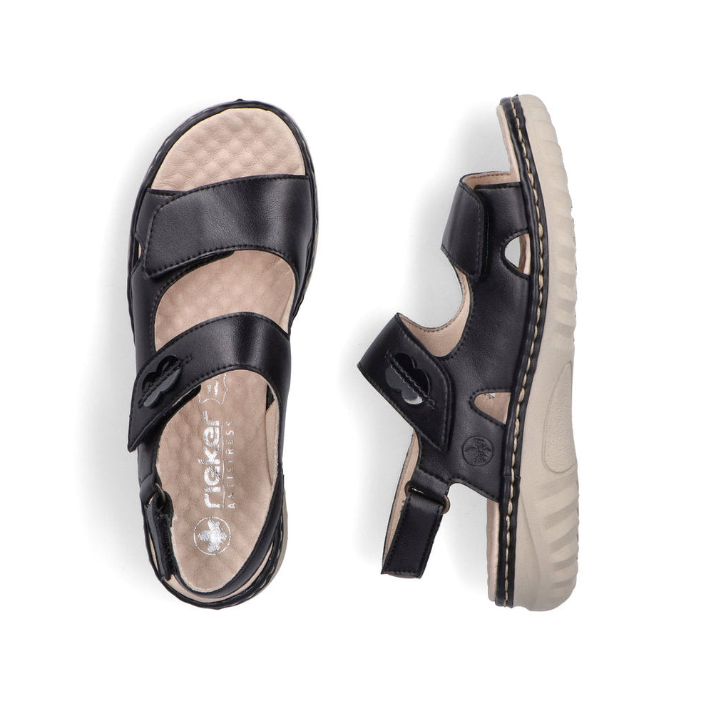 Rieker W Sandaler Black - 60462-00