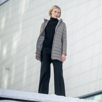 UBR W ION Down Parka Dark Sand