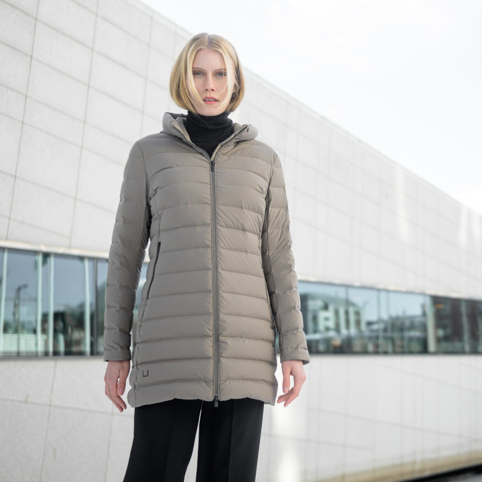 UBR W ION Down Parka Dark Sand