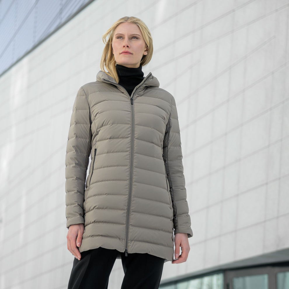 UBR W ION Down Parka Dark Sand