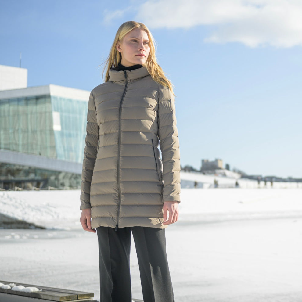 UBR W ION Down Parka Dark Sand