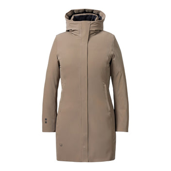 UBR W White Heat Down Parka Dark Sand
