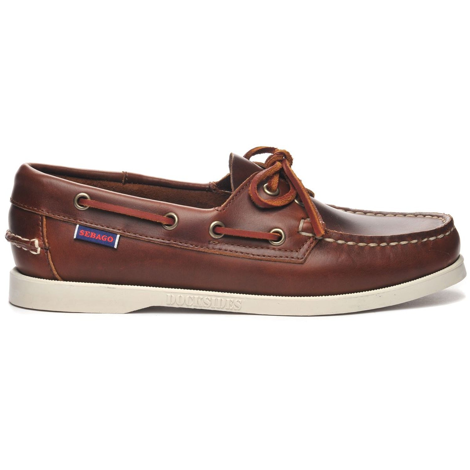 Sebago Docksides Portland Waxed Sejlersko Brun