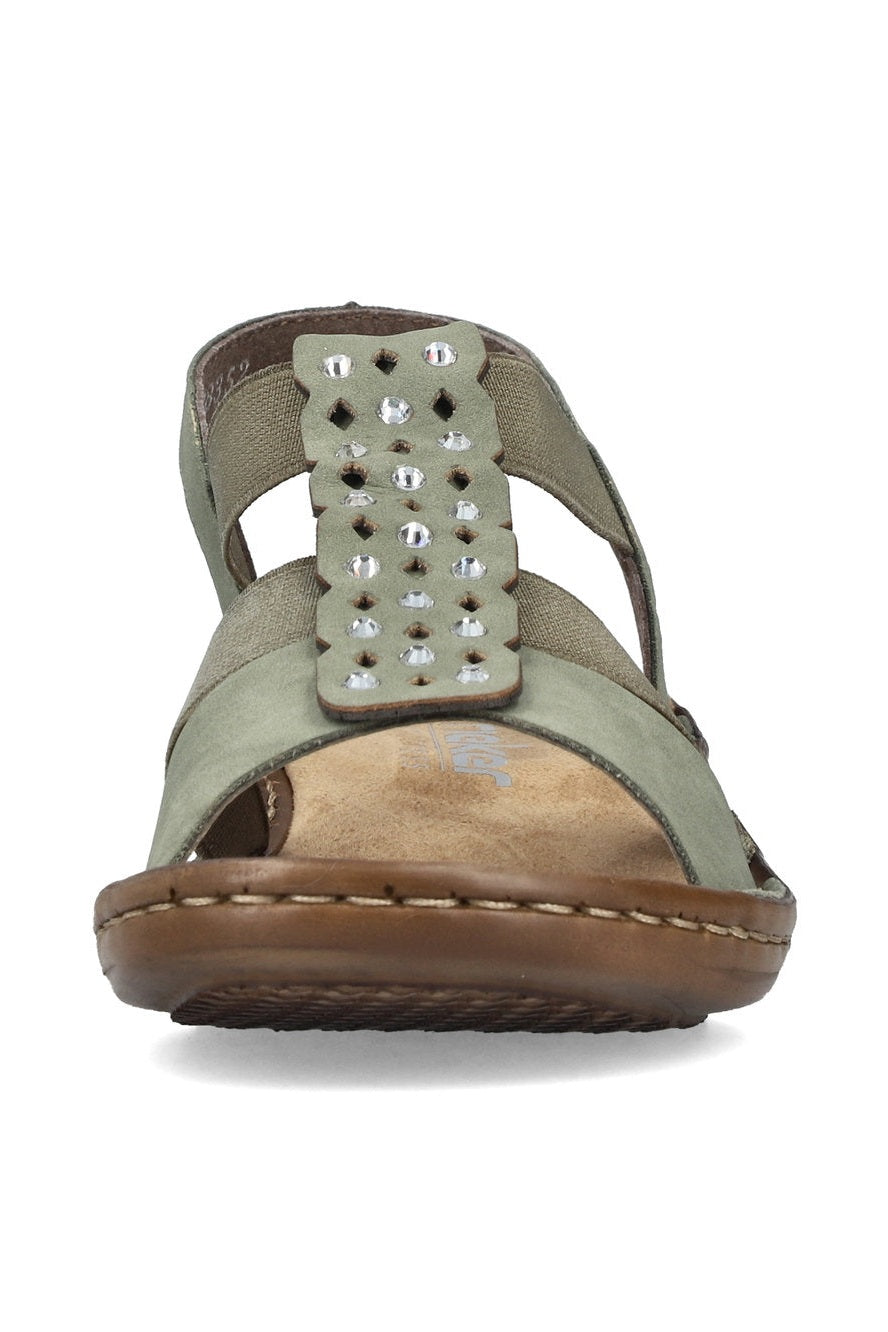 Rieker W Sandaler Green - 60883-52