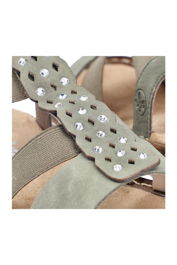 Rieker W Sandaler Green - 60883-52