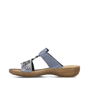 Rieker W Sandaler 608K-12 Blue