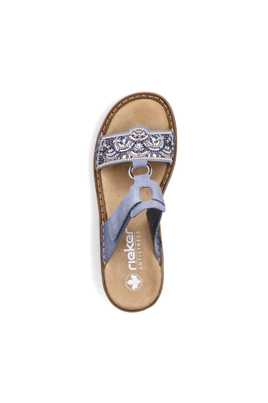 Rieker W Sandaler 608K-12 Blue