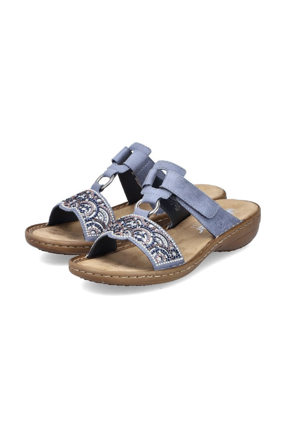 Rieker W Sandaler 608K-12 Blue
