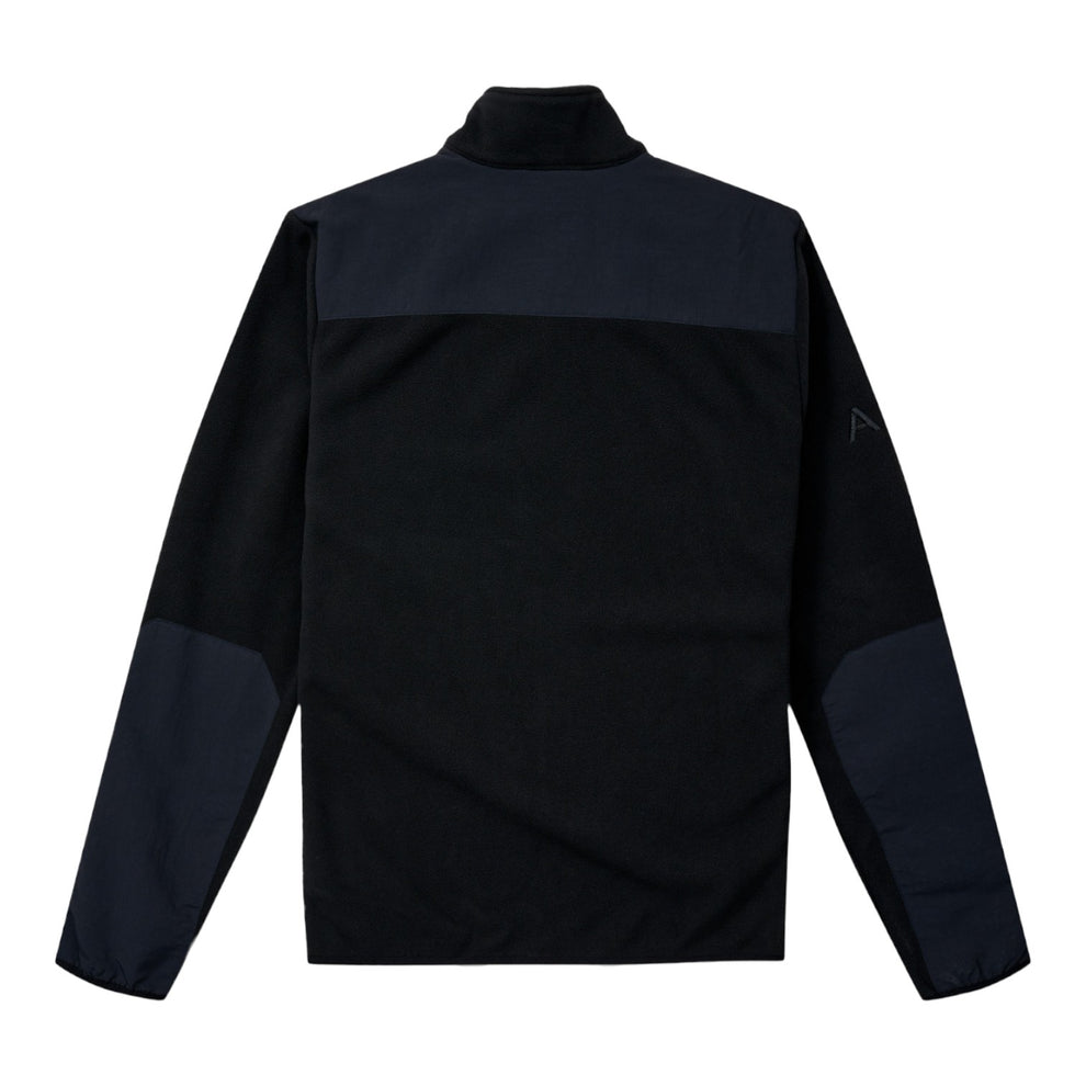 Halo Blocked Zip Fleece Black