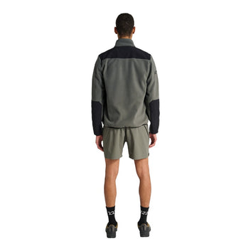 Halo Blocked Zip Fleece Gunmetal