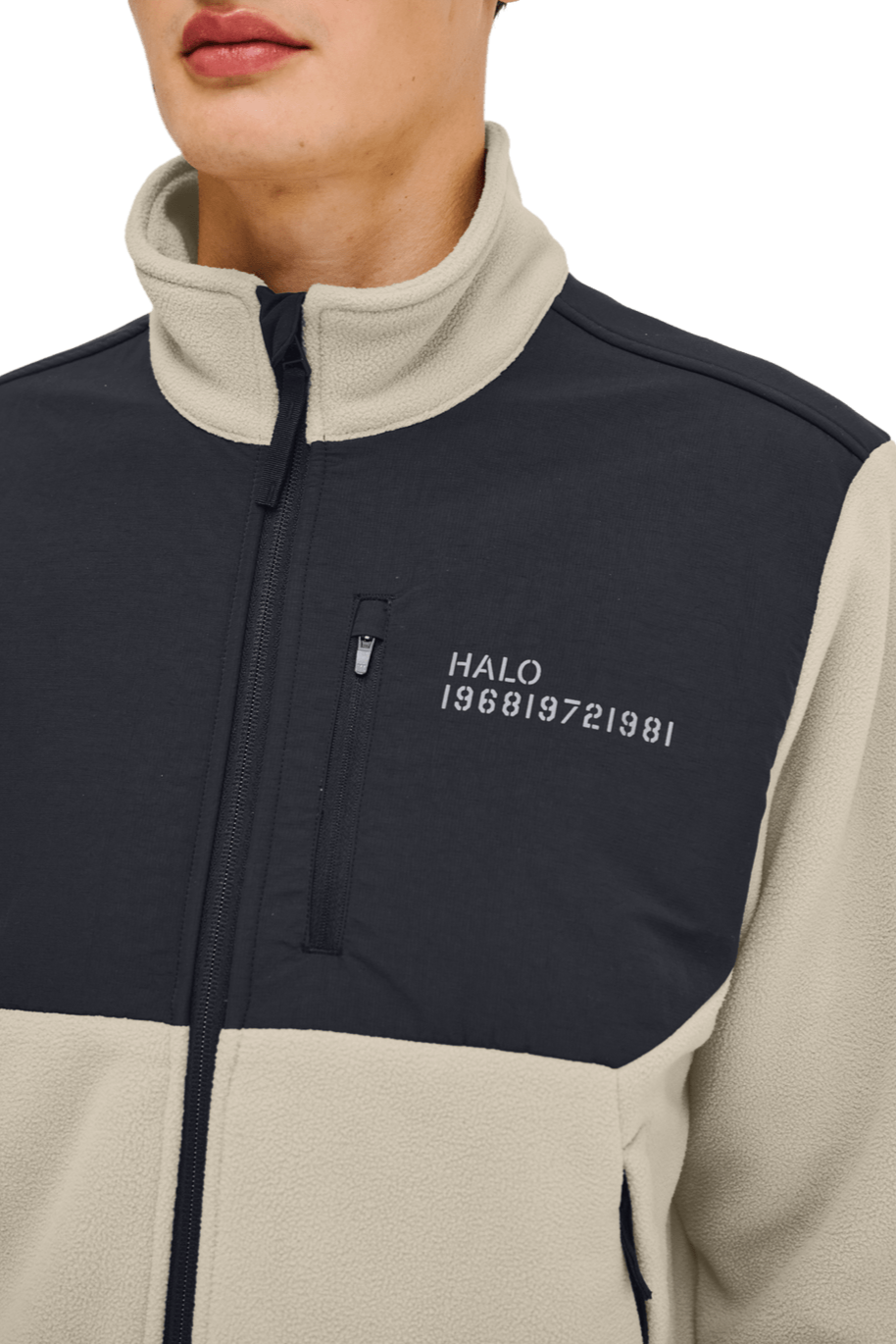 Halo Blocked Zip Fleece Seneca Rock