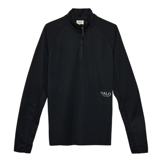 Halo U Sorona Half Zip Langærmet Trøje Black