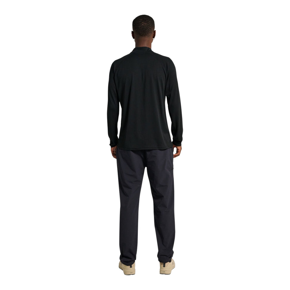 Halo U Sorona Half Zip Langærmet Trøje Black