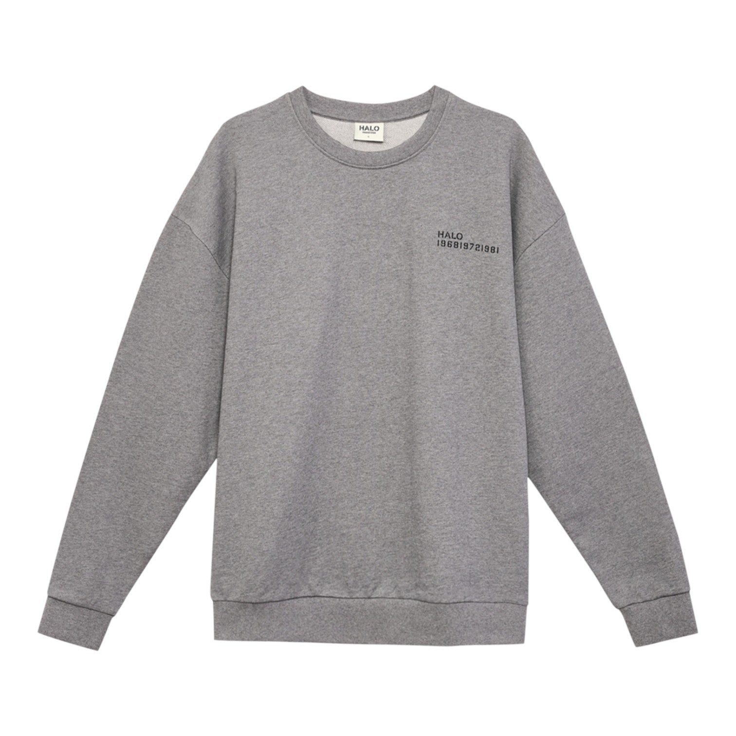 Halo Essential Crew Grey Melange/Grey Melange