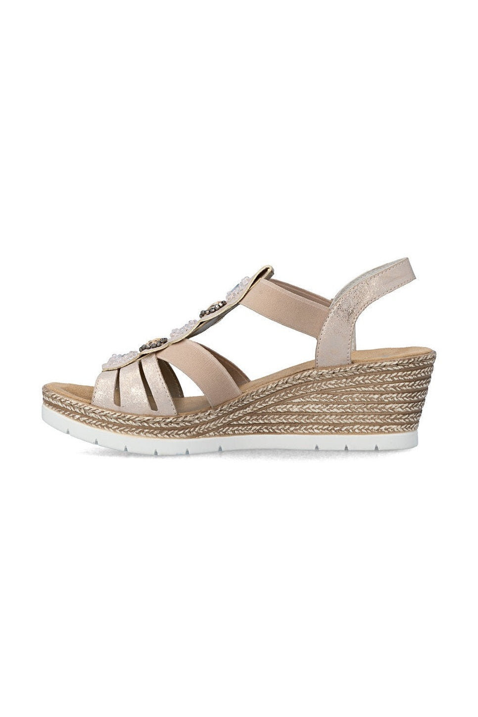 Rieker W Sandal Rose Gold