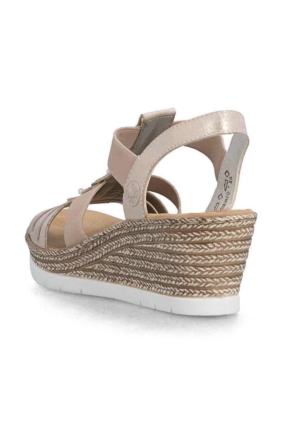 Rieker W Sandal Rose Gold