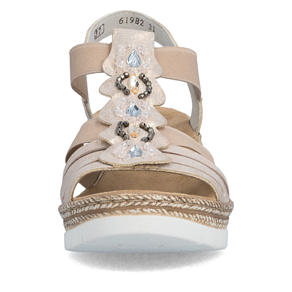 Rieker W Sandaler Pink - 619B2-31