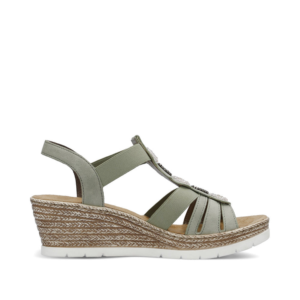 Rieker W Plateau Sandal m Similisten