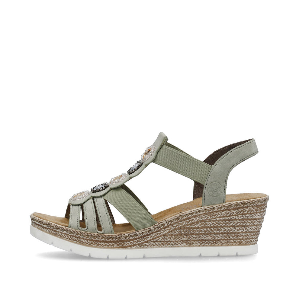 Rieker W Plateau Sandal m Similisten