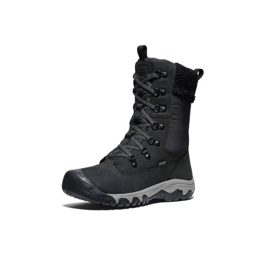 Keen W Greta Tall Boot WP Outdoor Hiking Shoes Black