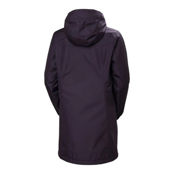 Helly Hansen W Aden Insulated Regnjakke Black Grape