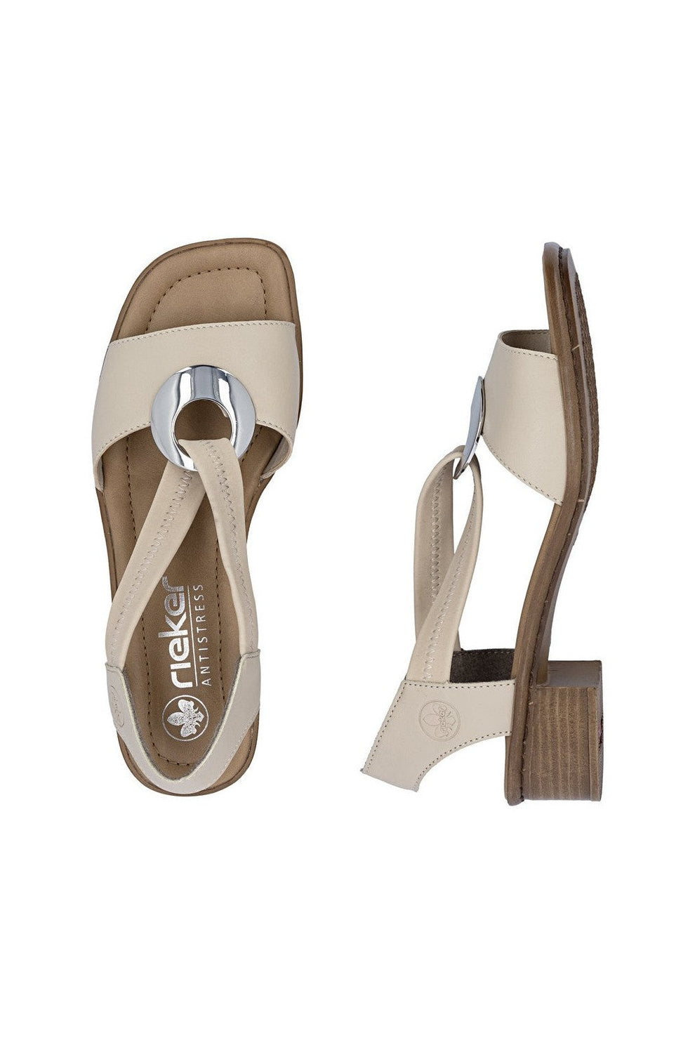 Rieker W Sandaler Beige - 62662-62
