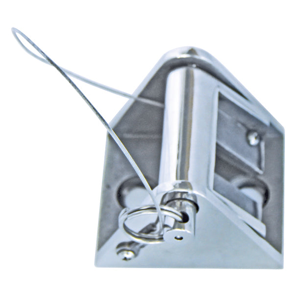 Kædeholder AISI 316 til 8-10mm kæde, base 80 x 70 mm