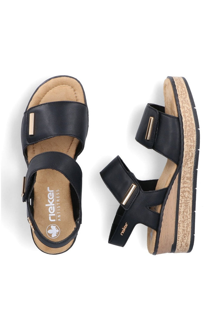 Rieker W Sandal Sort