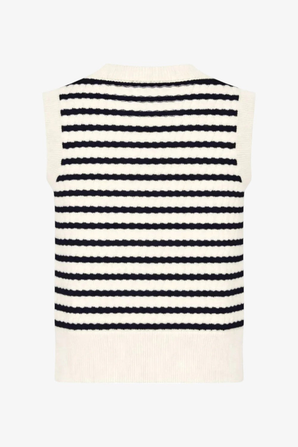 Modström Ulvamd Stripe Top Navy White Stripe