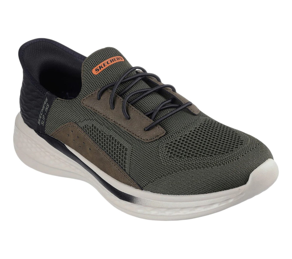 Skechers M Slip Ins Relaxed Fit Olive
