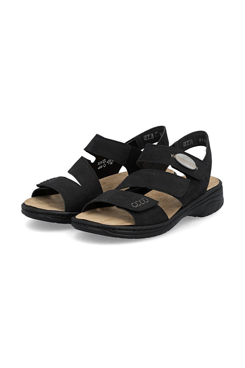Rieker W Sandal Black