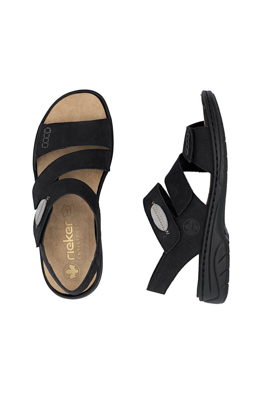 Rieker W Sandal Black
