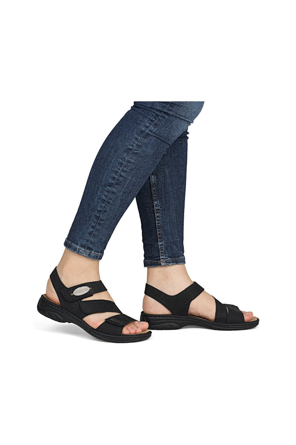 Rieker W Sandal Black