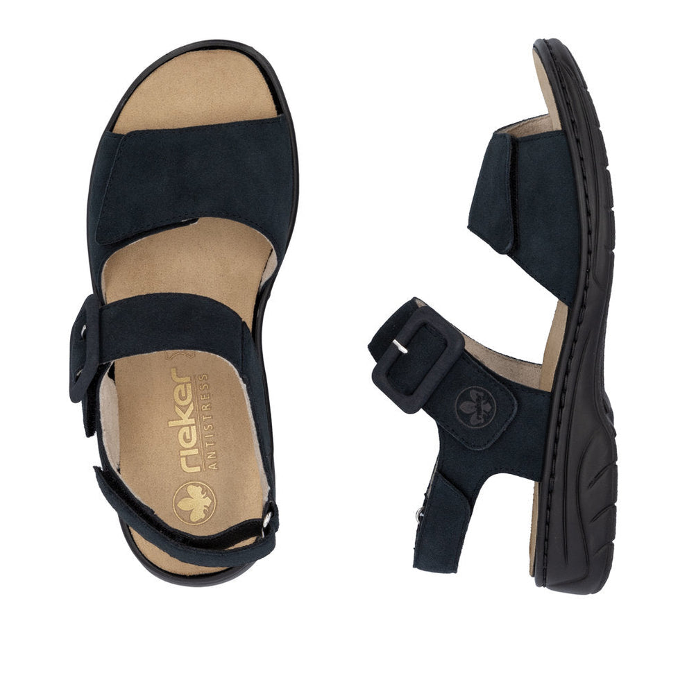 Rieker W Sandaler Blue - 64588-14