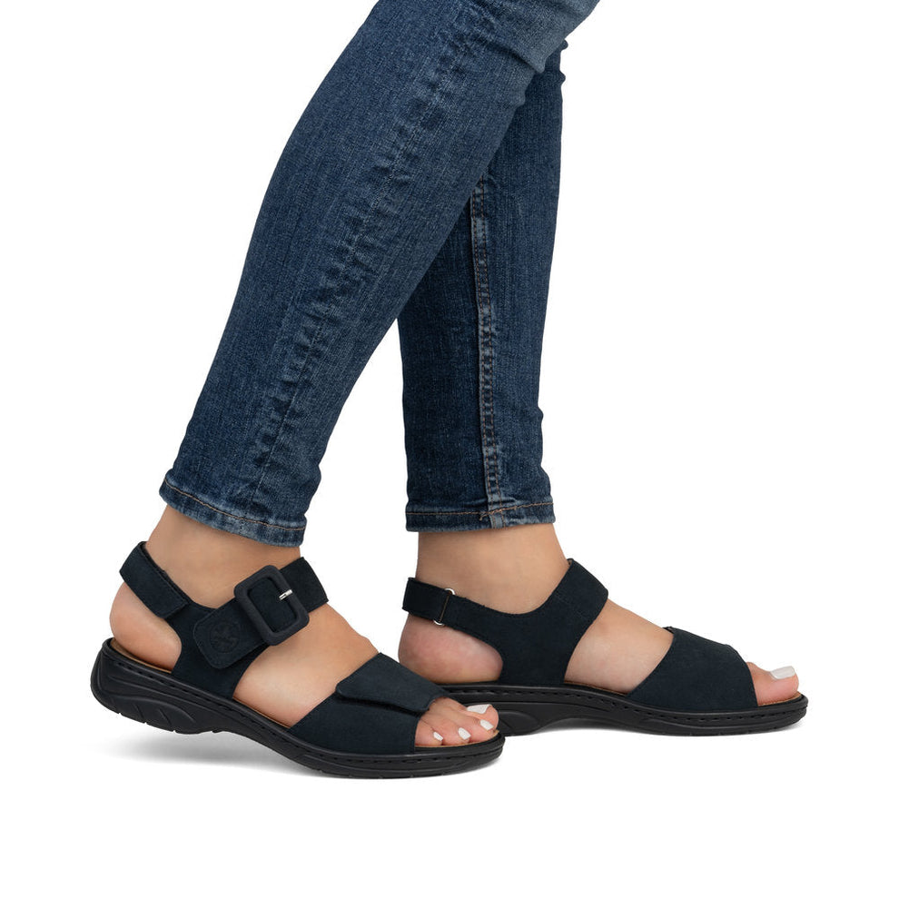 Rieker W Sandaler Blue - 64588-14