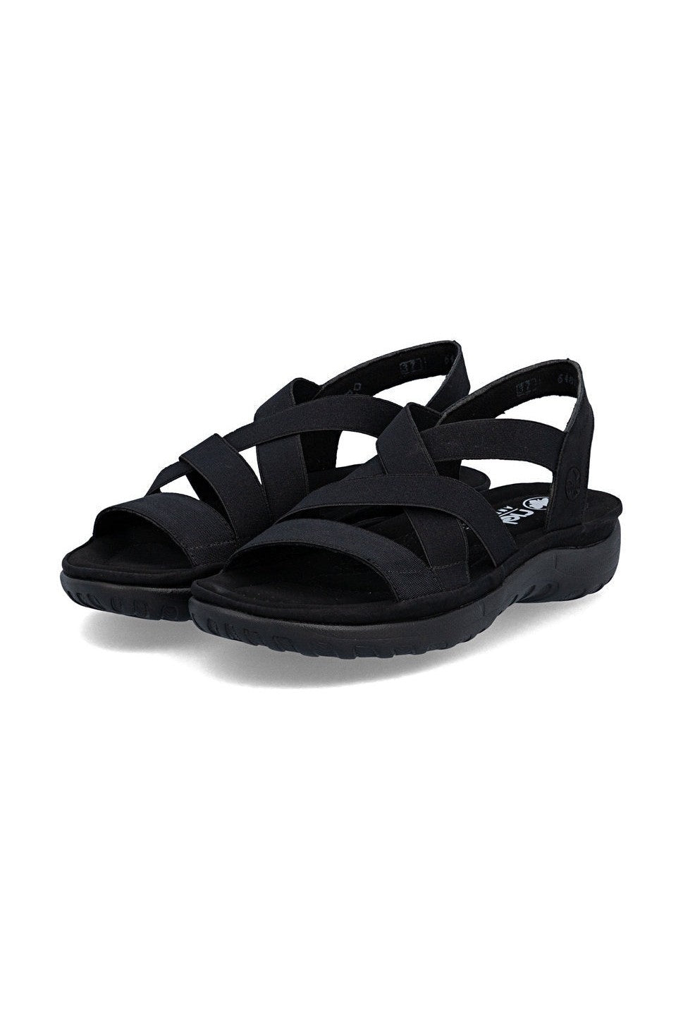 Rieker W Sandaler Black - 64857-00
