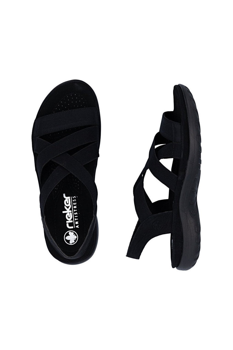Rieker W Sandaler Black - 64857-00
