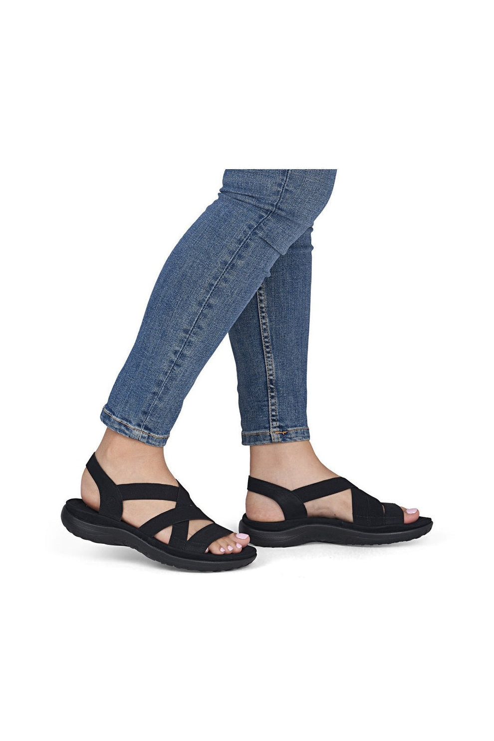 Rieker W Sandaler Black - 64857-00