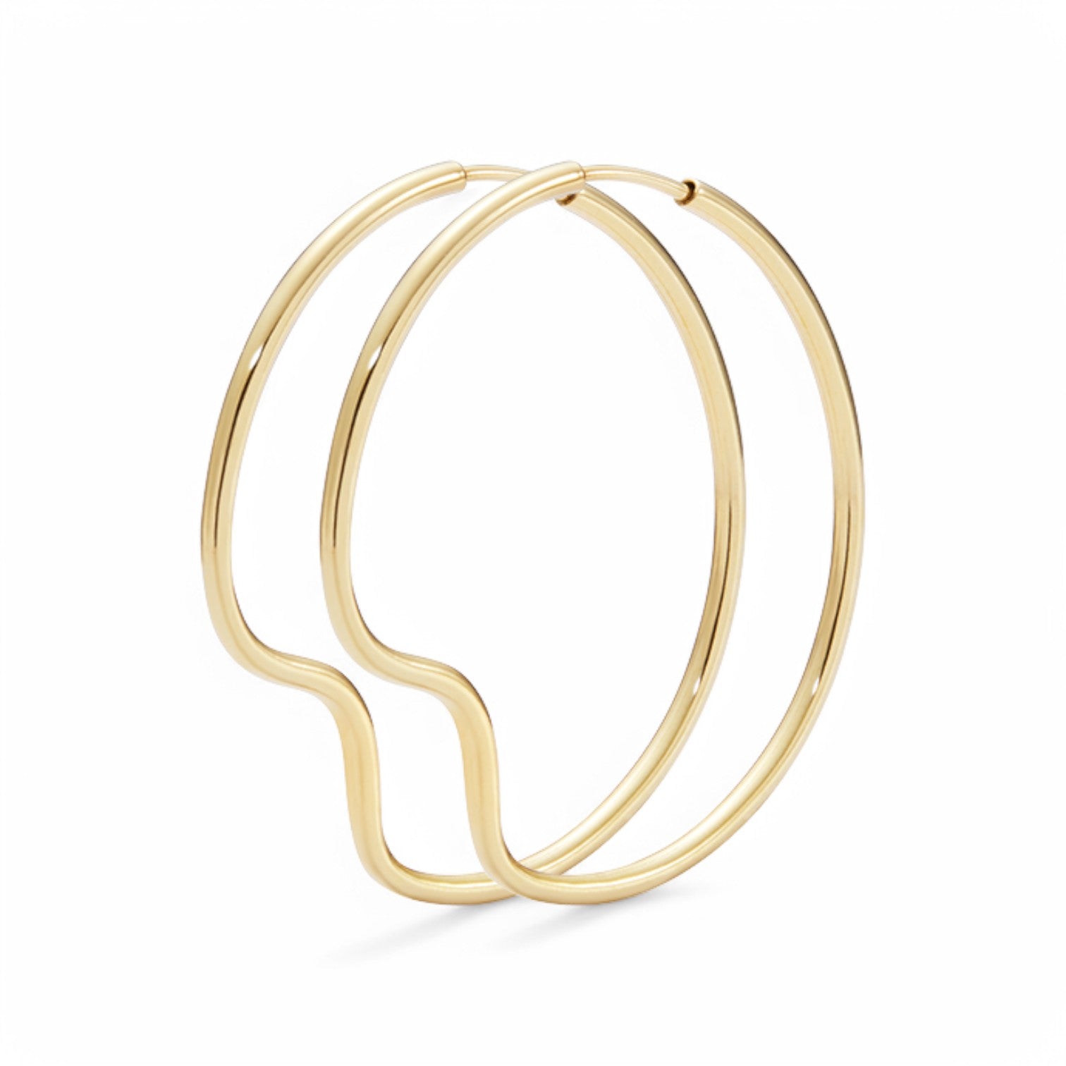 Maria Black Copenhagen Earring 25 mm Forgyldt